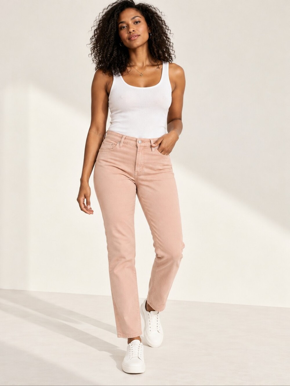 ❤️ LEVIS 314 SHAPING STRAIGHT LEG JEANS, PINK, 8 (29)